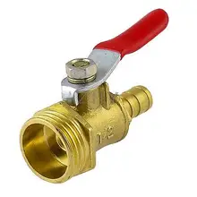 1/" NPT с резьбой до 8 мм штуцер под шланг OD газовый разъем шаровой клапан