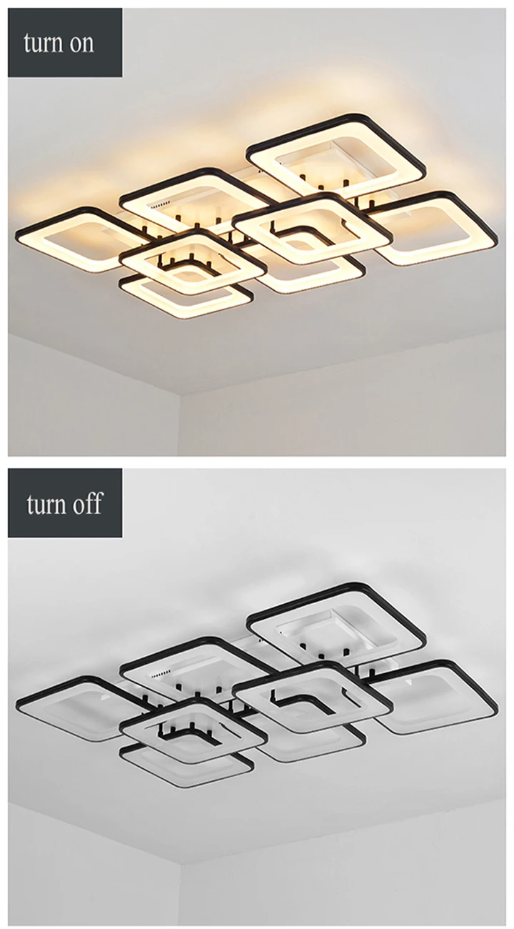 IRALAN светодиодный потолочный светильник для дома для гостиной, спальни, столовой, современный светодиодный потолочный светильник dec