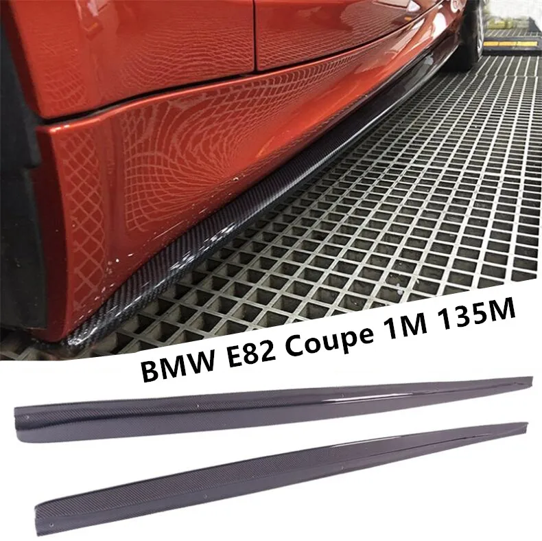 Боковая юбка для BMW E82 Coupe 1 м 135 2007-2017 из углеродного волокна спойлер автомобильный