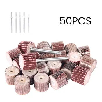 

50PCS Sandpaper Sanding Flap Polishing Wheels Sanding Disc Dremel Accessories Shutter Polishing Wheel for Rotary Tool