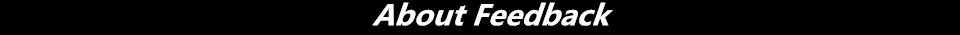 About Feedback