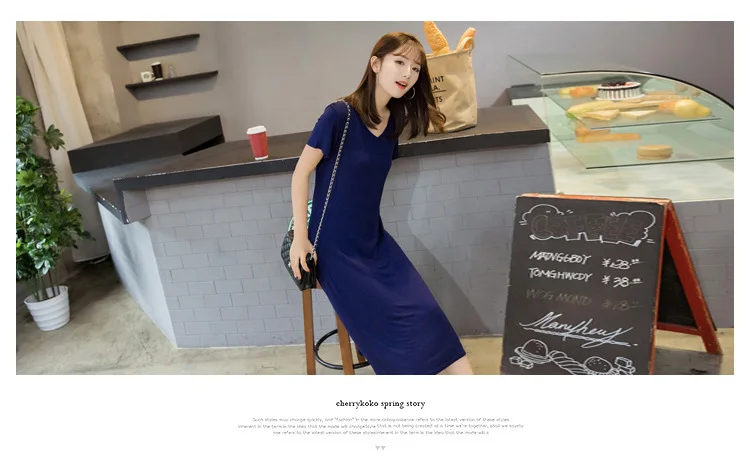 Fdfklak Modal Comfortable Sleepwear Women Night Shirt New Short Sleeve Long Dress Spring Summer Nightgowns Female Sleepshirt