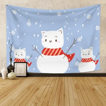 

Cassisy Fashion Tapestry Unicorn Cartoon Animal Plant Elk Cat Sheep Whale Lovely Wall Hangings Children's Room Bedside College