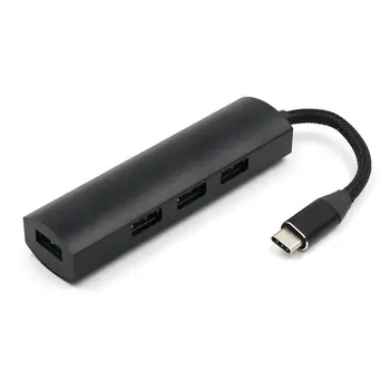 

New 4 Ports USB 3.0 HUB Type-C To USB 3.0 Cable Adapter High Speed Data Transfer USB HUB Charger Adapter for Phone Tablets