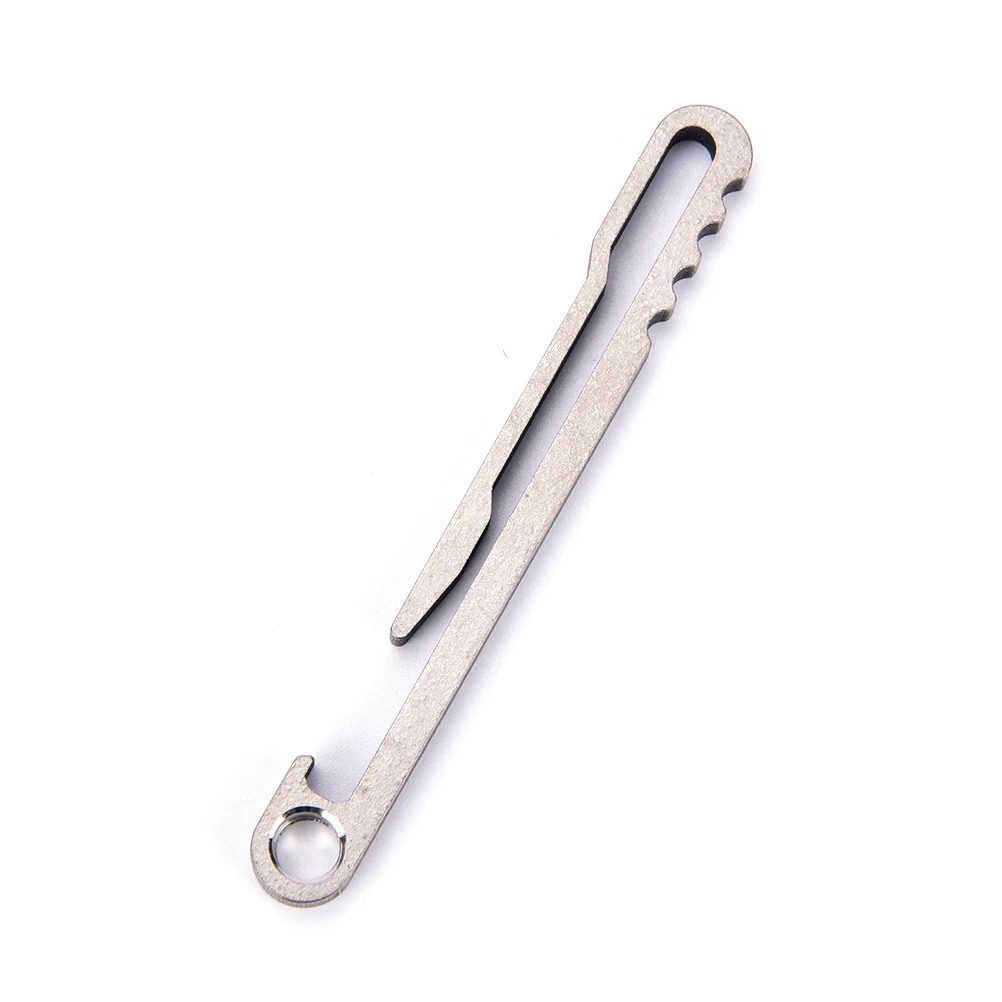 Titanium Alloy EDC Key Ring Quick Draw Keychain Bottle Opener Hanging BuckUTQE 