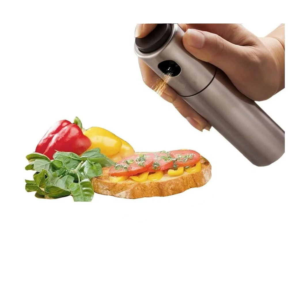 

Kitchen tools stainless steel spray bottle supplement oil spray bottle pump gravy boat barbecue grill sprayer LB112310
