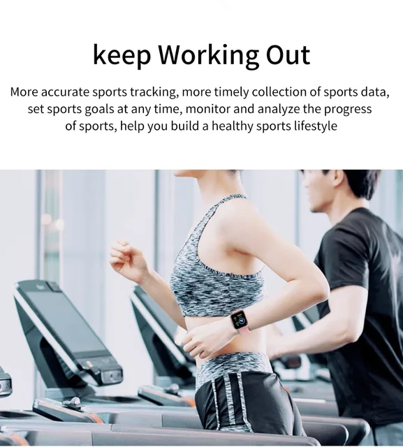 GIAUSA Pink Female 2021 New Heart Rate Monitor Smart Watch Men Sleep Health Tracker Sport Women Smartwatch for android ios 4
