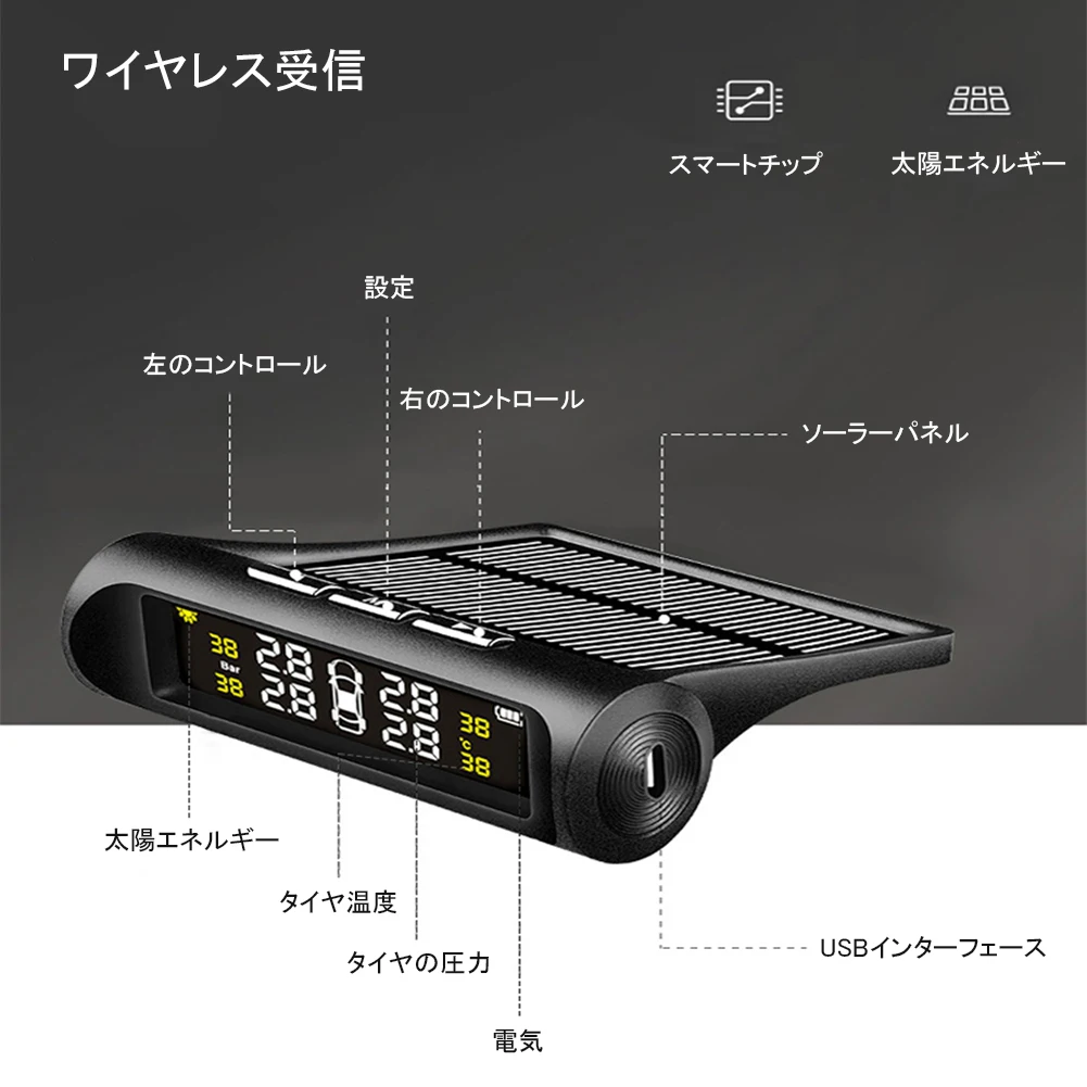 433.92MHZ ڵ TPMS ¾ Ÿ̾ з ͸ ý 4  ¾  USB ڵ  溸  Ÿ̾ з 