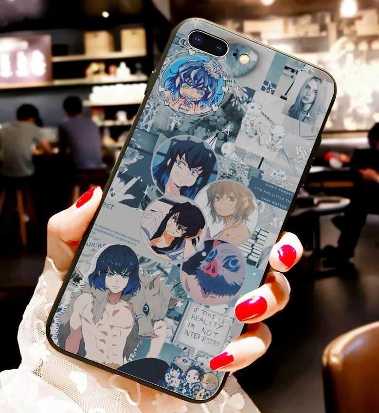 Demon Slayer: Kimetsu no Yaiba пара черный чехол для телефона для huawei p30 pro p30 lite p20 pro p10 mate 20 p10 lite honor 9 lite - Цвет: 24166