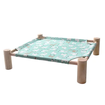 

Durable Tool Free Summer Elevated Easy Install Washable Pet Bed Home Canvas Sleeping Cat Mat Universal Detachable Dog Cot