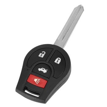 

4 buttons Car Key Fob For Nissan Versa 2013-2017 Parts Accessories Auto Durable