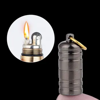 

Mini Gas Cigarette Torch Lighters Outdoor Key Chain Capsule Gasoline Lighter Inflated Keychain Petrol Lighter Smoking Tools