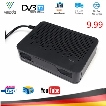 

DVB-T2 HD Digital Terrestrial TV Receiver Decoder Ship From Spain 2/3 Day Support Youtube Fully 1080p TV Tuner Special 9.99