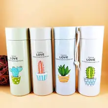 350 мл модная пеньковая веревка с двойным стеклом милые ученики с чашками для питья стеклянная чашка для сока