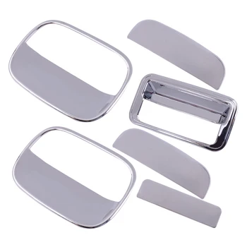 

CITALL 6pcs ABS Car Door Handle and Tailgate Handle Cover Bowl fIt for Suzuki Jimny 2007-2011 2012 2013 2014 2015 2016 2017