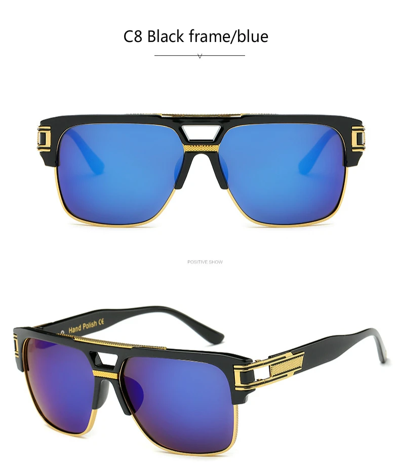 KARL Новые квадратные солнцезащитные очки мужские модные роскошные брендовые дизайнерские стимпанк градиентные солнцезащитные очки для мужчин и женщин полярные мужские солнцезащитные очки