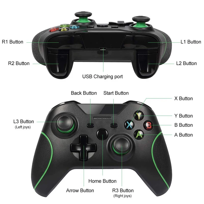 Проводной USB контроллер для microsoft Xbox One PC контроллер Xone геймпад джойстик Mando для Xbox One Slim/X