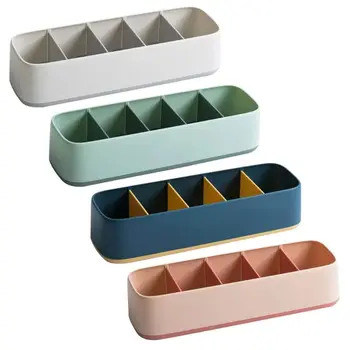 

5 Grid Underwear Sock Storage Organizer Drawer Classification Bra Pants Divider Tidy Wardrobe Cosmetics Box