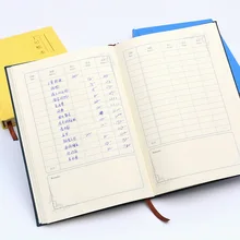 Бухгалтерская книга Семья финансовых ноутбука Многофункциональный бухгалтерская книга наличные Тетрадь финансовых пробоя стеллажи ручка книга