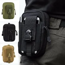 Saco tático militar ao ar livre à prova dwaterproof água de acampamento cinto saco esportes do exército mochila carteira bolsa telefone caso para viagens caminhadas(China)