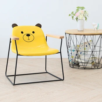 

Children Lazy Iron Sofa Animal Cartoon Baby Sofa Kid Reading Chair Children Furniture iron chairs Frame dining chair