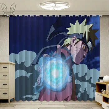 

Popular Anime Curtains For Window Naruto Series Finished Drapes Window Blackout Curtains Parlour Room Blinds