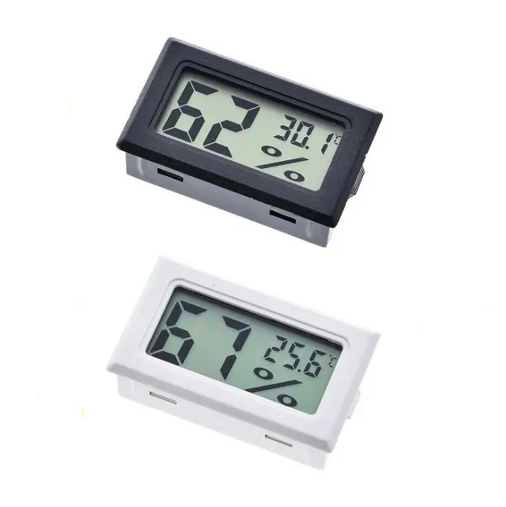 

black/white FY-11 Mini Digital LCD Environment Thermometer Hygrometer Humidity Temperature Meter In room refrigerator icebox SN8