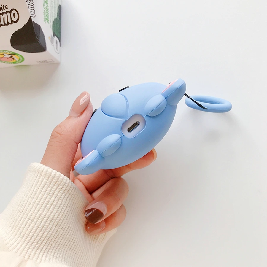 3D чехол для наушников для Airpods Pro Чехол Силиконовый слон мультфильм наушники/Earpods чехол для Apple Air pods 3 2 чехол Брелок