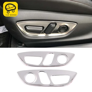 

CarManGo for Toyota Camry XV70 2017-2020 Auto Car Styling Seat Adjust Switch Chrome Cover Trim Frame Sticker Interior Accessory