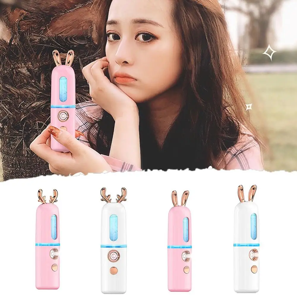 Nano Facial Mist Sprayer, 30ml Handy Atomization Machine Face Moisturizing  Hydration Refreshing Face Care Portable Travel Home Use USB Charging