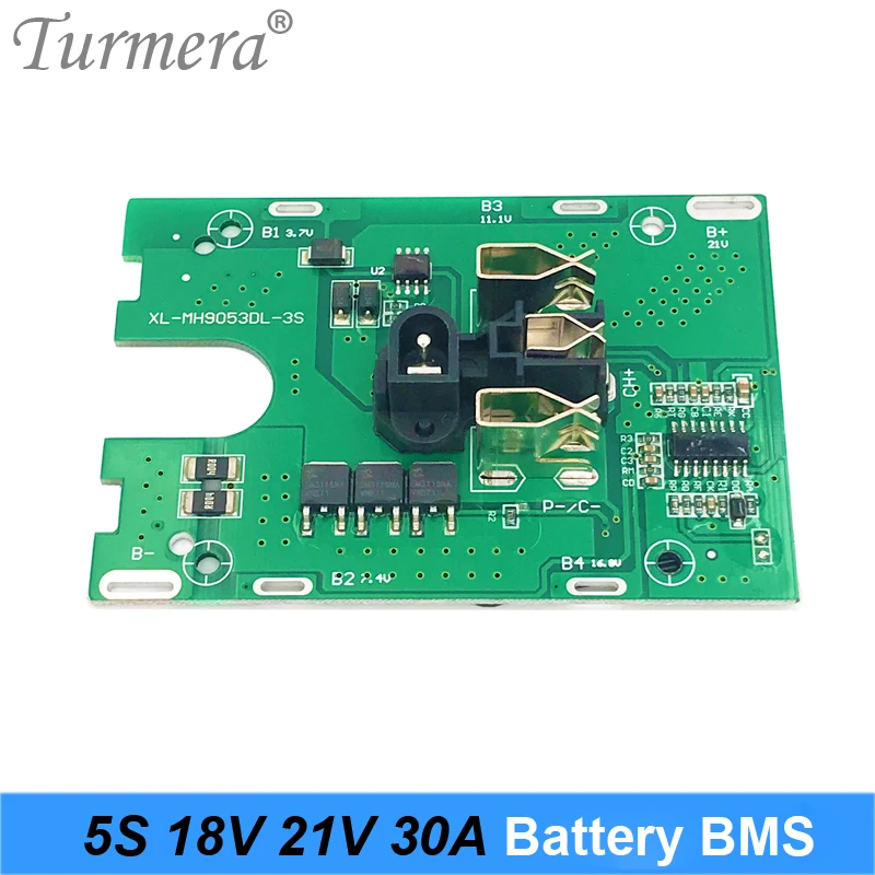 Литий ионный аккумулятор BMS 5S 18V 21V 30A литий Батарея 18650 отвертка шуры Зарядное