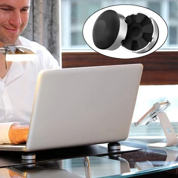 

2pcs Portable Cool Ball Cooling Pad Skidproof Heat Dissipation Cooler Laptop Stand Notebook Feet For MacBook