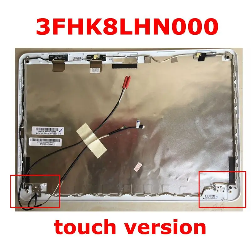 lcd задняя крышка для sony VAIO SVF142 SVF143 чехол верхняя крышка белый 3FHK8LHN020 EAHK8002020 Non-touch 3FHK8LHN000 Touch - Цвет: touch