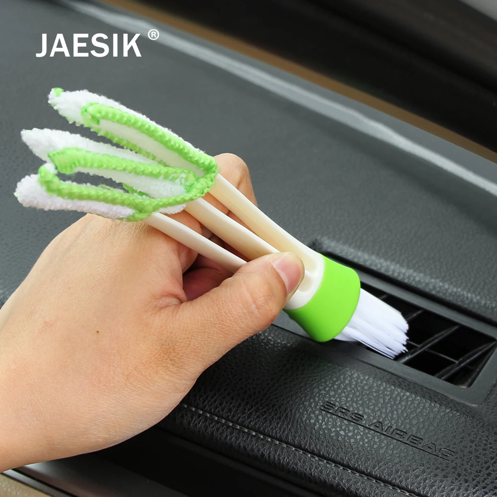 

1pcs Long Durable 2 In 1 Double Slider Car Air-conditioner Outlet Cleaning Tool Outlet Window Cleaning Multi-purpose Brush