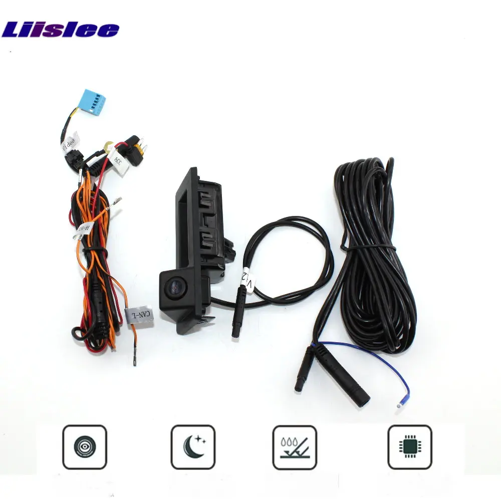 Car Screen Upgrade Reversing Image Dynamic Trajectory Rear View Camera Trunk Handle For Audi A4 A4L 20172018 Original