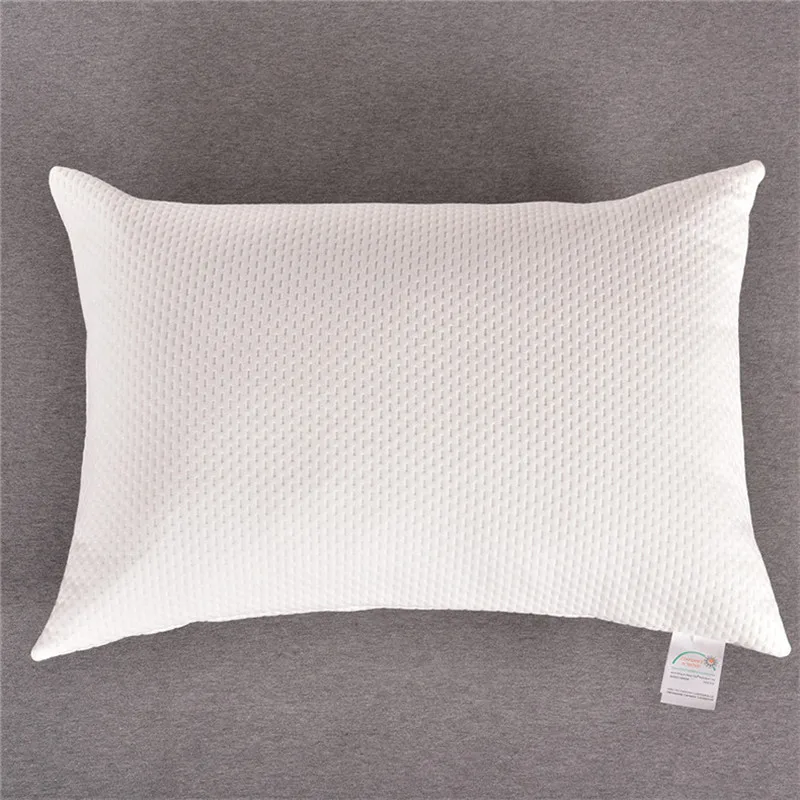

2019 bed pillow oekotex Sleeping Pillow 100% cotton home texitle Zero Pressure Neck Health pillow two layer Removable pillowcase