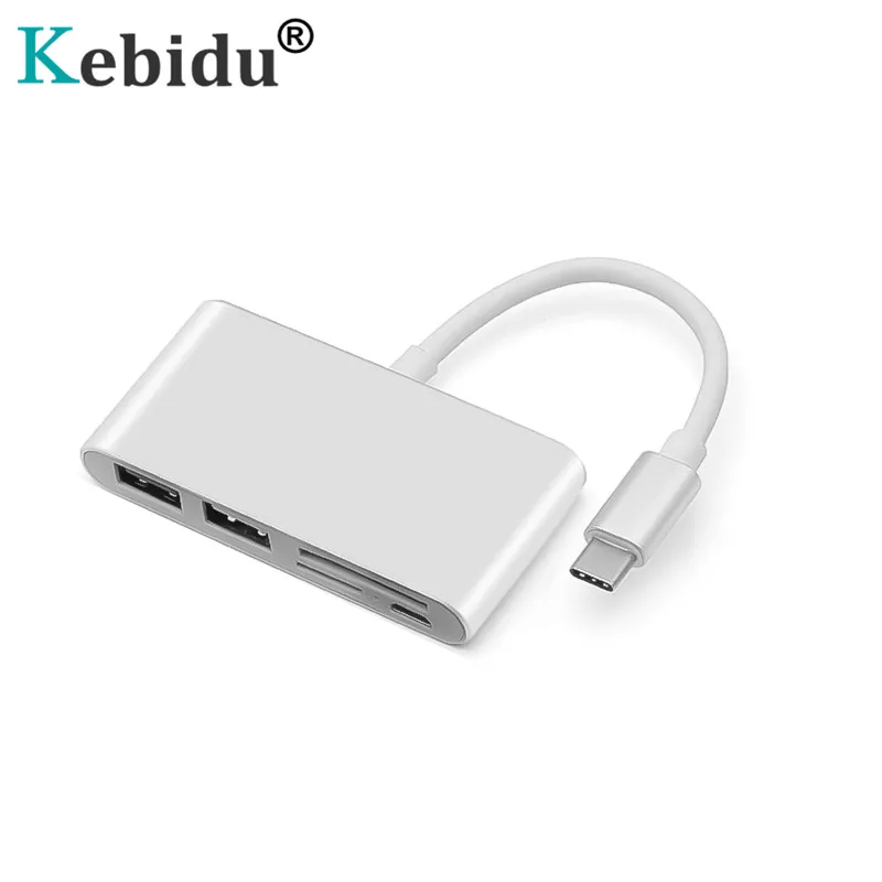 Hub Adapter USB 3.1 Type C To OTG SD / TF OTG Card Reader USB 3.0 Micro USB Power For Macbook Air Pro Surface Pro 6 Huawei