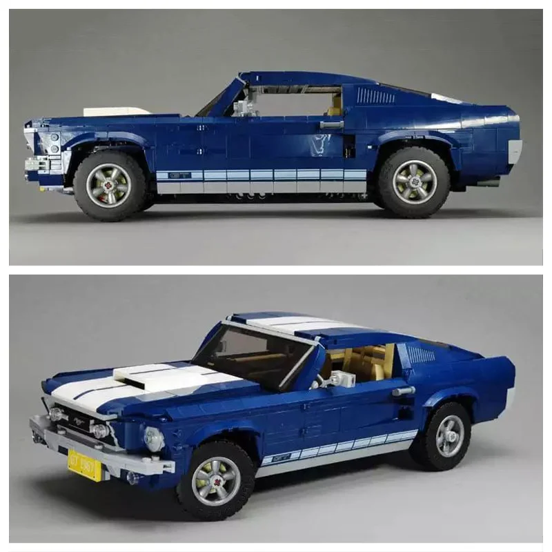 Новинка LepinBlocks 21047 Ford Mustangs модель спортивной гоночной машины совместимая с 10265