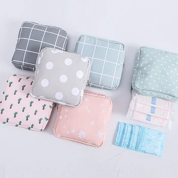 

Card Holder Small Wallet Cute Sanitary Pad Organizer Holder Napkin Towel Convenience Bags Girls Purses Portemonnee Coin Purse