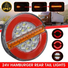 Lumière stroboscopique Drl 24v, Led 4 ", pour camion, remorque, bateau, caravane 