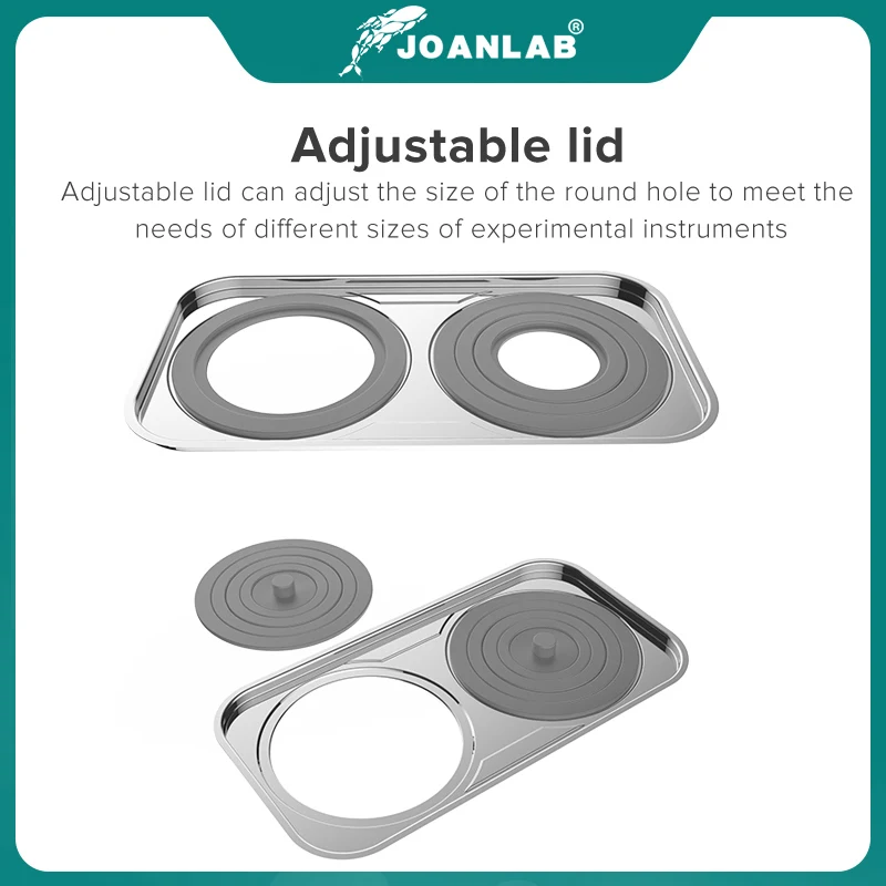 JOANLAB 실험실 수조 일정한 온도 디지털 디스플레이 히터, 실험실 장비 온도 조절 탱크, 단일 구멍, 110v, 220v
