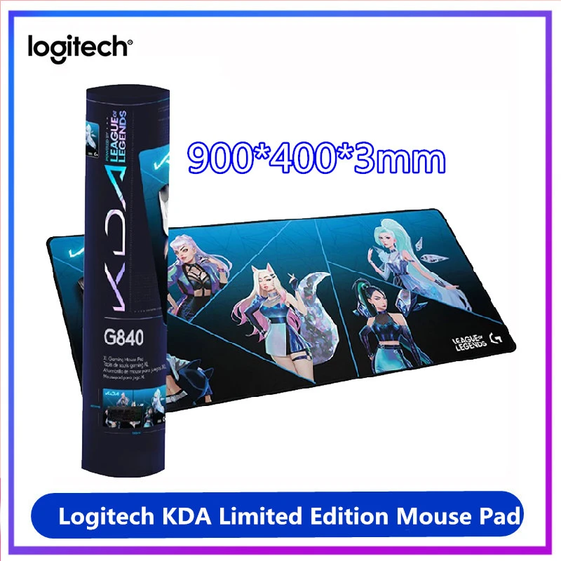 Lake Taupo Gorgelen Norm Originele Logitech Kda G840 Limited Edition Grote Muismat 900*400*3Mm  Gaming Mouse Mat Bureau Muizen pad|Muismat| - AliExpress