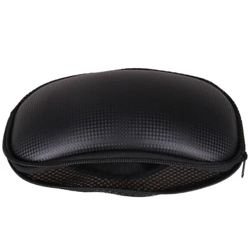 

Winter Storage Box Safe PU Leather Zipper Hard Shockproof Protection Sports Snowboard Carrying Ski Glasses Case Portable Solid