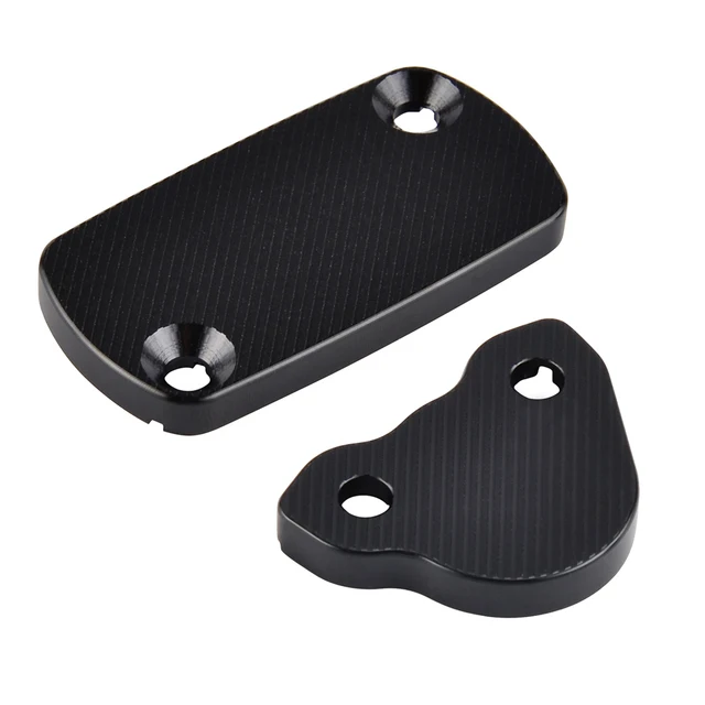 NICECNC Front Rear Brake Fluid Reservoir Cover Master Cap For Honda CRF250R CRF250X CRF450R CRF450X CRF 150R 450RX CR 125R 250R Front Rear cap Black