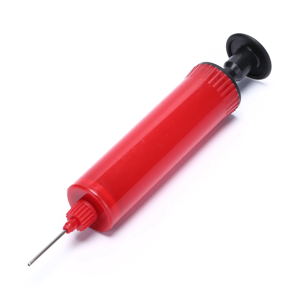 1Pcs Plastic Football Soccer Inflatable Ball Hand Air Pump with Needle 175*30mm  Random Color
