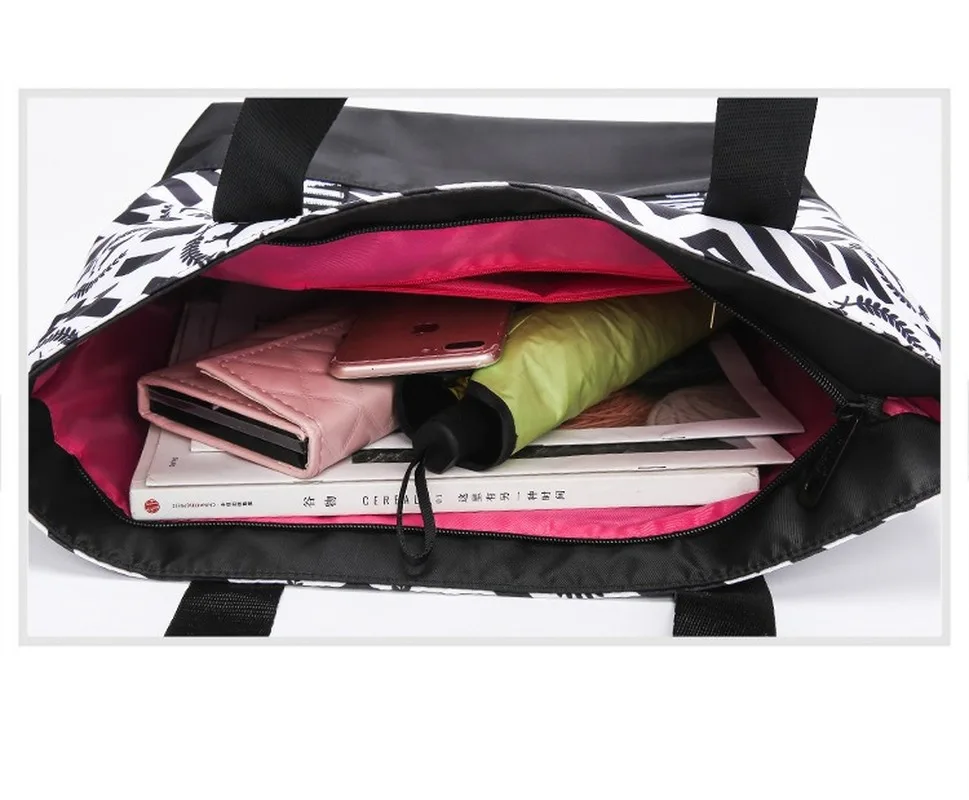New Waterproof Fitness Bag For Training Outdoor Women's Sport Bag Nylon Ladies Handbags Travel Portable Pink Gym Bags Women
