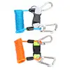 Diving Lanyard Anti-lost Spring Coil Safety Emergency Lanyard Little Tool with Quick Release for Diving Outdoor Climbing 1