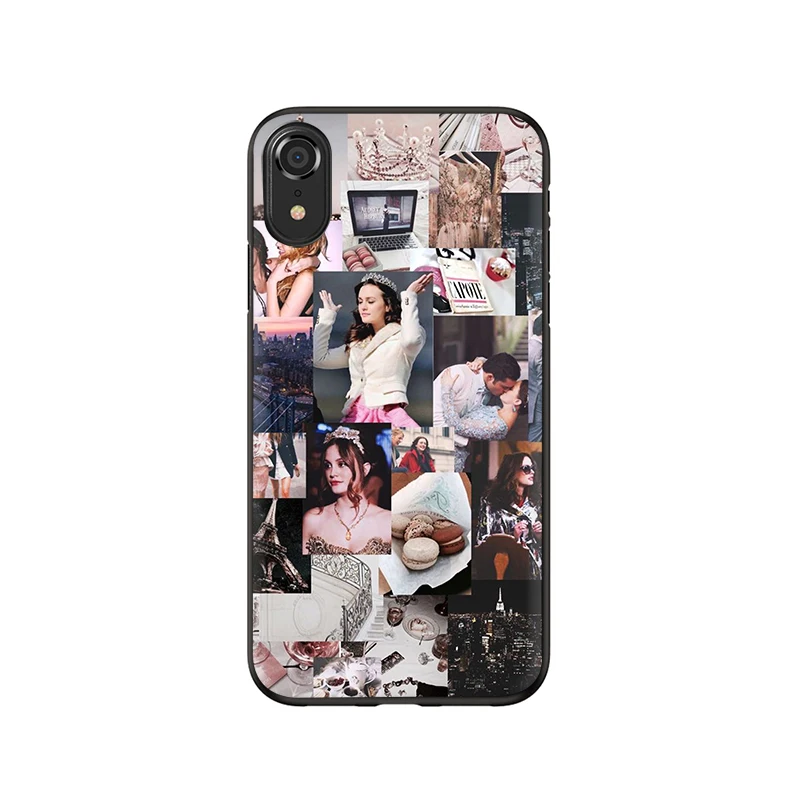 Сплетница мягкий чехол для телефона чехол для iPhone 5 5S SE 6 6S Plus 7 8 Plus X XR XS 11 Pro Max - Цвет: B1
