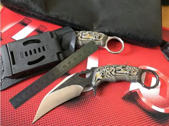 Mict коготь Munroe Magic Rune Sigil Karambit нож с фиксированным лезвием тактический охотничий аварийный карманный нож сувенирные ножи