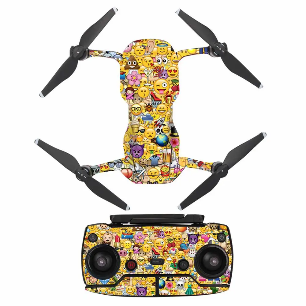 Мстители Водонепроницаемая наклейка для DJI MAVIC AIR Drone корпус+ контроллер защита кожи Квадрокоптер камера Дрон аксессуары - Цвет: YSDJM-A0316